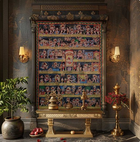 Hanuman Chalisa Phad Painting